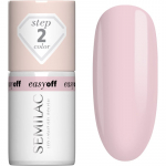 Semilac Easy Off Step 2 Geelk&uuml;&uuml;nelakk UV / LED lambiga kasutamiseks varjund Pink Marshmallow 7 ml