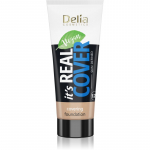 Delia Cosmetics It's Real Cover V&auml;ga hea katvusega jumestuskreem varjund 201 vanille 30 ml