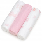 T-TOMI TETRA Cloth Diapers HIGH QUALITY riidest m&auml;hkmed Bunnies 70x70 cm 3 tk