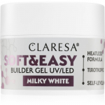 Claresa Soft&Easy Builder Gel Geeli aluskiht k&uuml;&uuml;ntele varjund Milky White 12 g