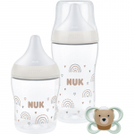 NUK Perfect Match Rainbow Kinkekomplekt beebide jaoks 0-3+ m