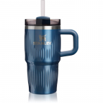 Stanley Quencher H2.O Fluted Tumbler k&otilde;rrega roostevabast terasest joogitops v&auml;ike Glacial Blue Shine 590 ml