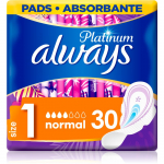 Always Platinum Normal Size 1 H&uuml;gieenisidemed 30 tk