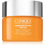Clinique Superdefense&trade; SPF 40 Fatigue + 1st Signs of Age Multi Correcting Gel Niisutav geel naha esimeste vananemism&auml;rkide vastu SPF 40 30 ml