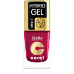 Delia Cosmetics Coral Nail Enamel Hybrid Gel Geelk&uuml;&uuml;nelakk varjund 06 11 ml