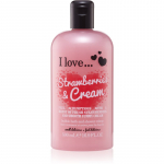 I Love Strawberries & Cream Du&scaron;i- ja vannikreem 500 ml
