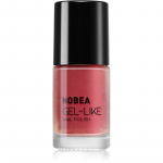 NOBEA Metal Gel-like Nail Polish Geeliefektiga k&uuml;&uuml;nelakk varjund Sunset coral #N53 6 ml
