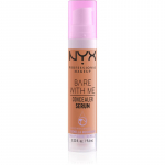 NYX Professional Makeup Bare With Me Concealer Serum Niisutav peitekreem kaks-&uuml;hes varjund 8.5 Caramel 9,6 ml