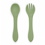 Petite&Mars Take&Match Silicone Cutlery s&ouml;&ouml;giriistad Sweet Pea 6m+ 2 tk