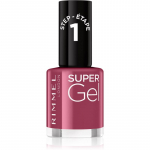 Rimmel Super Gel Geelk&uuml;&uuml;nelakk ilma UV / LED-lampide kasutamiseta varjund 030 Wild Gal 12 ml