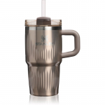 Stanley Quencher H2.O Fluted Tumbler k&otilde;rrega roostevabast terasest joogitops v&auml;ike Pale Gold Shine 590 ml