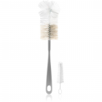 BabyOno Bottle Brush Bottle Brush Pintsel pudelite ja luttide puhastamiseks Grey 2 tk