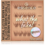 essence WHAT THE FAKE! Kunstripsmed 05 Natural Cluster Brown 1 paar