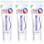 Sensodyne Sensitivity & Gum Whitening Valgendav hambapasta hammaste ja igemete kaitseks 3x75 ml