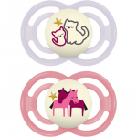 MAM Perfect Night 6m+ lutt Purple/ Pink 2 tk