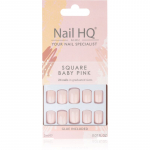 Nail HQ Square Kunstk&uuml;&uuml;ned varjund Baby Pink 24 tk