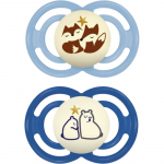 MAM Perfect Night 6m+ lutt Blue/ Dark Blue 2 tk