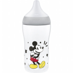 NUK Perfect Match Disney pudel temperatuuri reguleerimisega Mickey 3m+ 260 ml