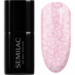 Semilac UV Hybrid Crushed_ICE Geelk&uuml;&uuml;nelakk UV / LED lambiga kasutamiseks varjund 491 Strawberry Ice 7 ml