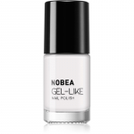 NOBEA Day-to-Day Gel-like Nail Polish Geeliefektiga k&uuml;&uuml;nelakk varjund Snow white #N57 6 ml