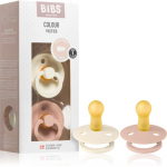 BIBS Colour Natural Rubber Size 1: 0+ months lutt Ivory / Blush 2 tk
