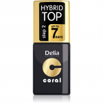 Delia Cosmetics Coral Nail Enamel Hybrid Gel Geelpealislakk 11 ml