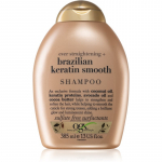 OGX Brazilian Keratin Smooth Silendav &scaron;ampoon s&auml;ravate ja pehmete juuste jaoks 385 ml