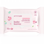 Attitude Baby Leaves Water Wipes Niisked salvr&auml;tikud l&otilde;hnatu 72 tk