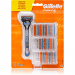 Gillette Fusion5 Raseerija + varuotsikud 11 tk