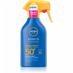NIVEA SUN Protect & Moisture Niisutav p&auml;evituspihusti SPF 50+ 250 ml