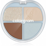 Colorgram Tintin Dory Eyeshadow Palette Lauv&auml;rvi- ja esilet&otilde;stjaga palett varjund 02 Chestnut Dory 4 g