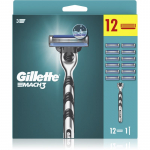 Gillette Mach3 Raseerija + varuotsikud 12 tk
