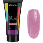 NEONAIL Duo Acrylgel Shimmer Tulip Geel geel- ja akr&uuml;&uuml;lk&uuml;&uuml;nte jaoks 15 g