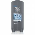 Dove Men+Care Clean Comfort Du&scaron;igeel n&auml;ole, kehale ja juustele 400 ml