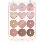 Colorgram Pin Point Eyeshadow Palette Lauv&auml;rvipalett t&auml;iusliku ilme jaoks varjund 02 Pink+Mauve 9.9 g