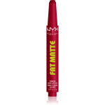 NYX Professional Makeup Fat Matte Huulepalsam matistava efektiga Scarlet Snuggles 2 g