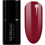 Semilac UV Hybrid Winter Collection Geelk&uuml;&uuml;nelakk UV / LED lambiga kasutamiseks varjund 592 Jelly Cherry 7 ml