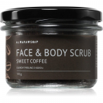 Almara Soap Face & Body Scrub Suhkrukoorimine kehale ja n&auml;ole l&otilde;hn Sweet Coffee 110 g