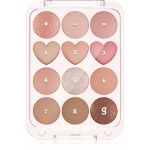 Colorgram Pin Point Eyeshadow Palette Lauv&auml;rvipalett t&auml;iusliku ilme jaoks varjund 01 Peach+Coral 9.9 g
