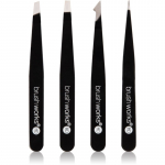 Brushworks The Complete pintsettide komplekt kulmudele Black 4 tk