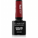 Claresa SoakOff UV/LED Color Warm Feelings Geelk&uuml;&uuml;nelakk varjund Red 439 5 g