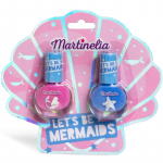 Martinelia Let&acute;s be Mermaid Nail Duo K&uuml;&uuml;nelakikomplekt lastele rohkem v&auml;rvitoone Pink, Blue 2x4 ml
