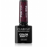 Claresa SoakOff UV/LED Color Warm Feelings Geelk&uuml;&uuml;nelakk varjund Pink 554 5 g