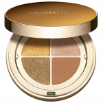 Clarins Ombre 4 Colour Eye Palette Lauv&auml;rvipalett pikaajalise m&otilde;juga varjund 07 Bronze Gradation 4.2 g