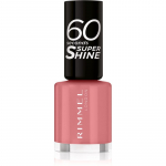 Rimmel 60 Seconds Super Shine K&uuml;&uuml;nelakk varjund 235 Preppy In Pink 8 ml