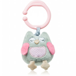 BabyOno Have Fun Musical Toy for Children kontrastne rippuv m&auml;nguasi meloodiaga Owl Sofia Pink 1 tk