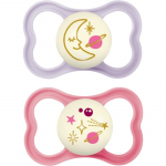 MAM Air Night 16m+ lutt Purple/ Pink 2 tk