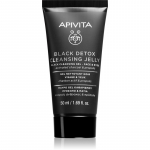 Apivita Cleansing Black Detox Cleansing Gel Puhastav geel aktiivs&ouml;ega n&auml;ole ja silmadele 50 ml