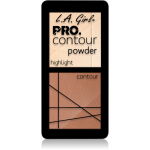 L.A. Girl Cosmetics PRO. Contour Powder Kontuuripalett varjund Light 5.6 g