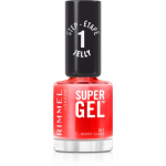 Rimmel Super Gel Geelk&uuml;&uuml;nelakk ilma UV / LED-lampide kasutamiseta varjund 011 Berry Glace 12 ml